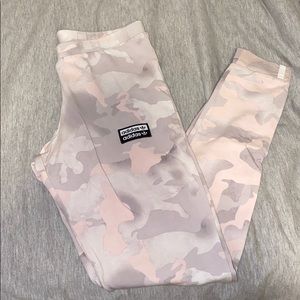 Women’s pink camo adidas leggings